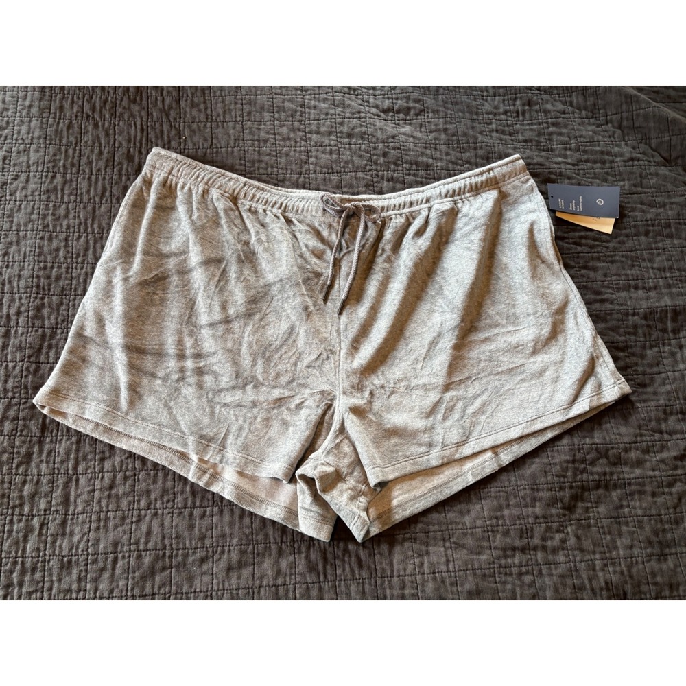 Universal‎ Thread Women's Gray Knit Lounge Shorts with Drawstring